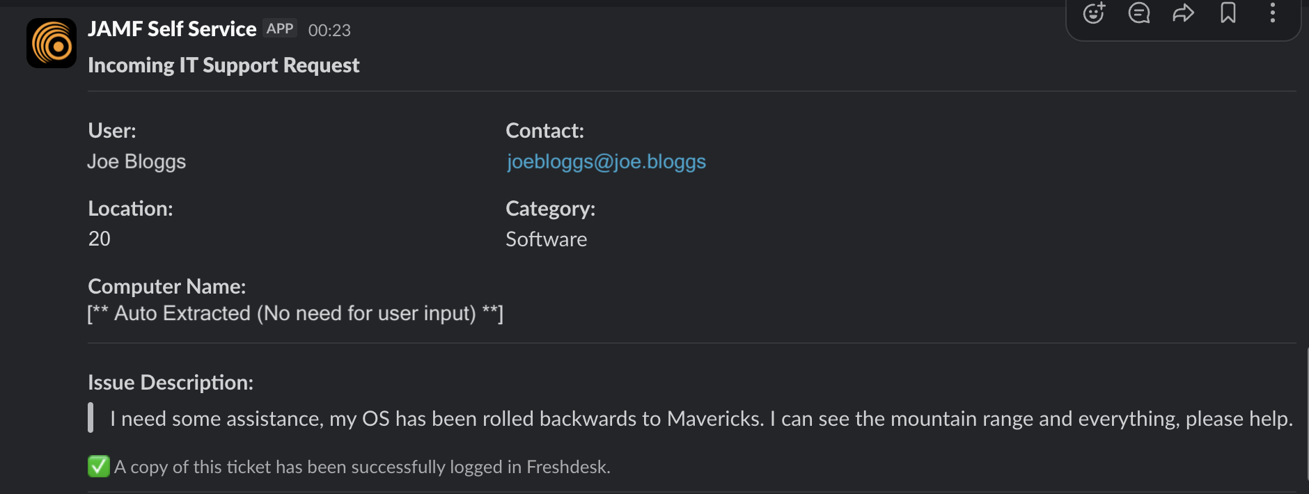 Slack Notification